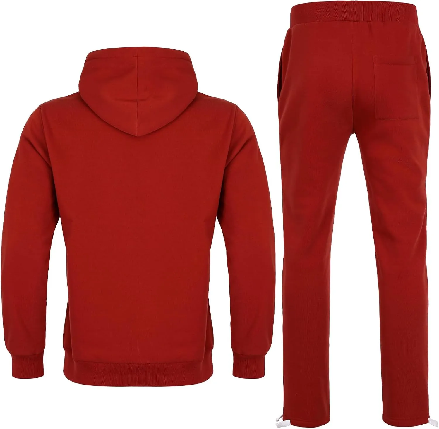 Men's Tracksuit 2 Piece Hoodie Sweat Athletic Sweatsuit Fleece Casual Running Jogging Sport Suit Sets