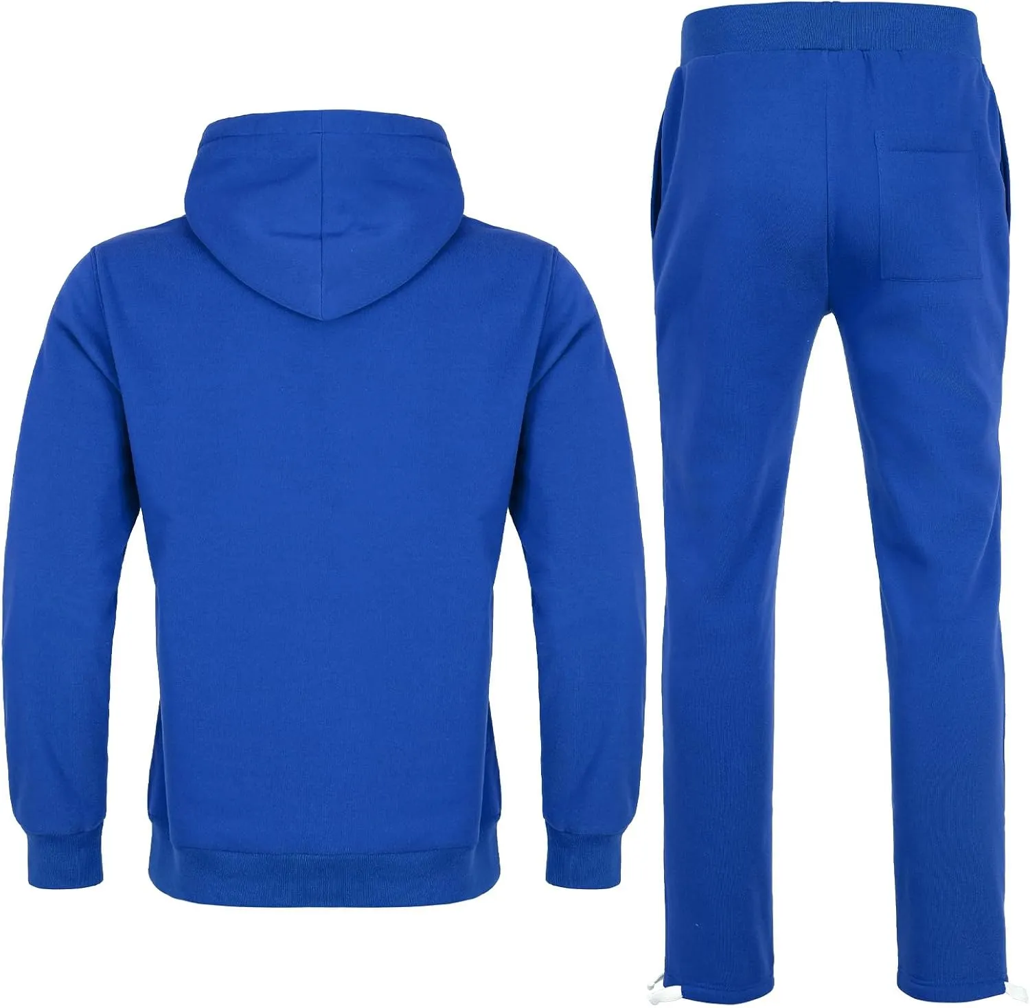 Men's Tracksuit 2 Piece Hoodie Sweat Athletic Sweatsuit Fleece Casual Running Jogging Sport Suit Sets