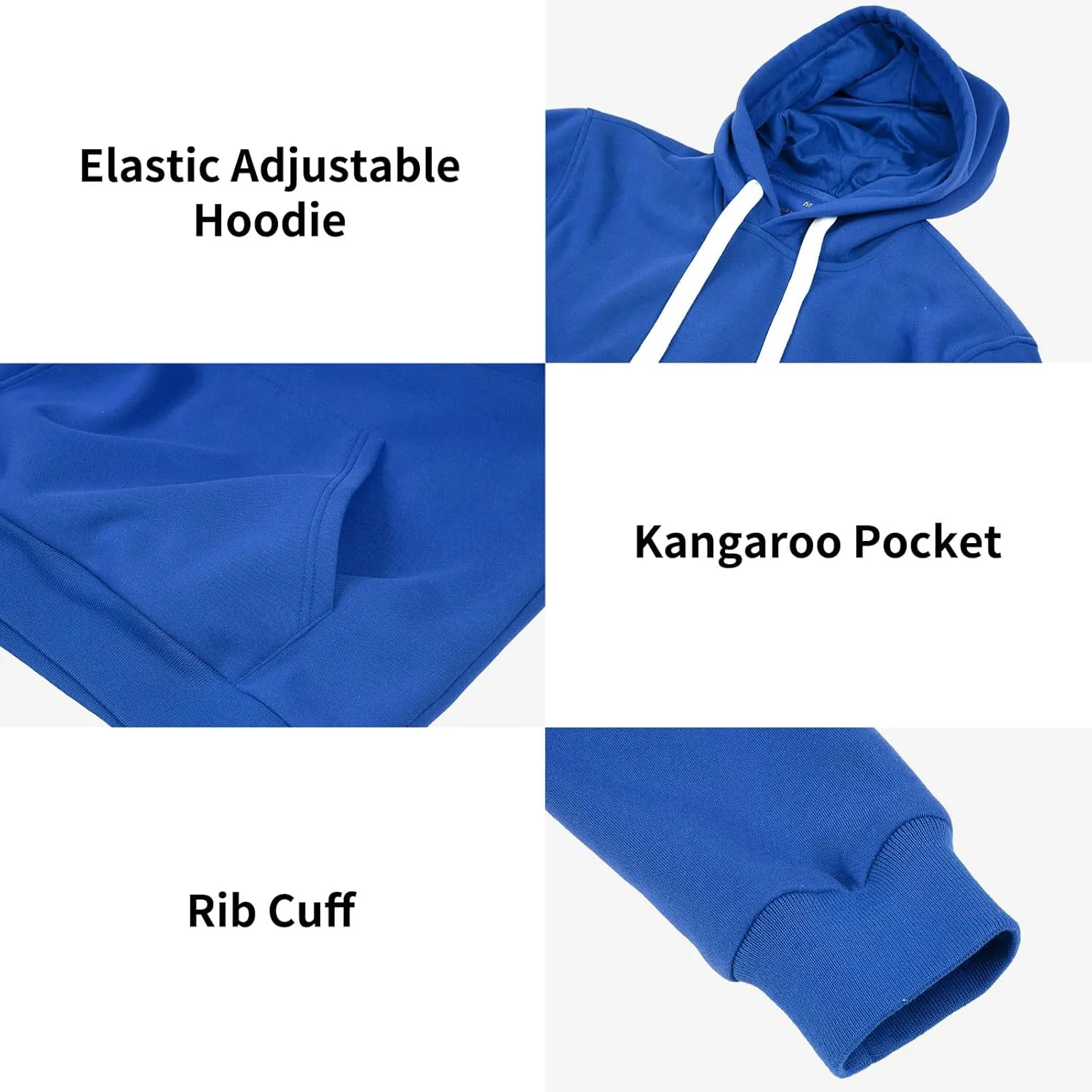 Men's Tracksuit 2 Piece Hoodie Sweat Athletic Sweatsuit Fleece Casual Running Jogging Sport Suit Sets