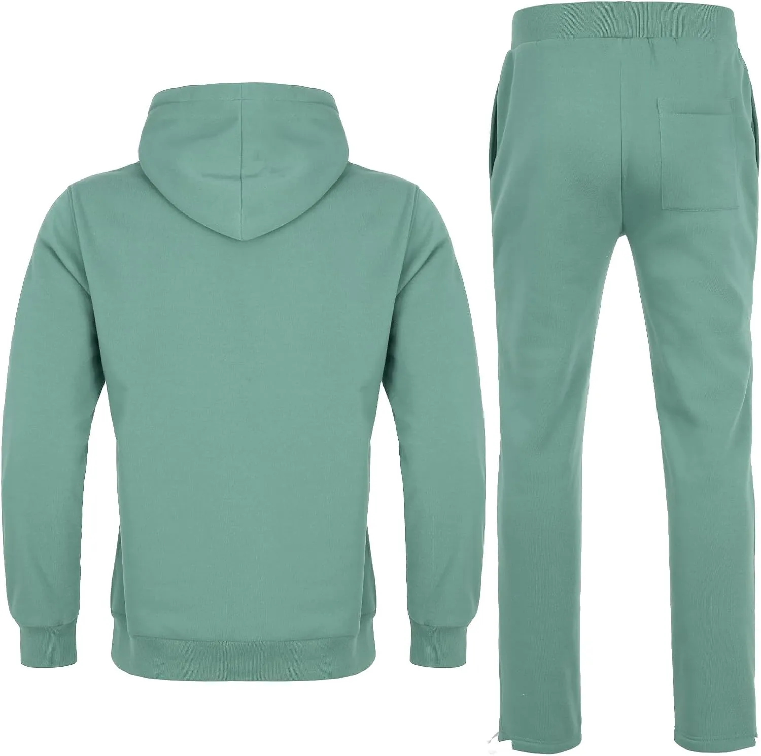 Men's Tracksuit 2 Piece Hoodie Sweat Athletic Sweatsuit Fleece Casual Running Jogging Sport Suit Sets