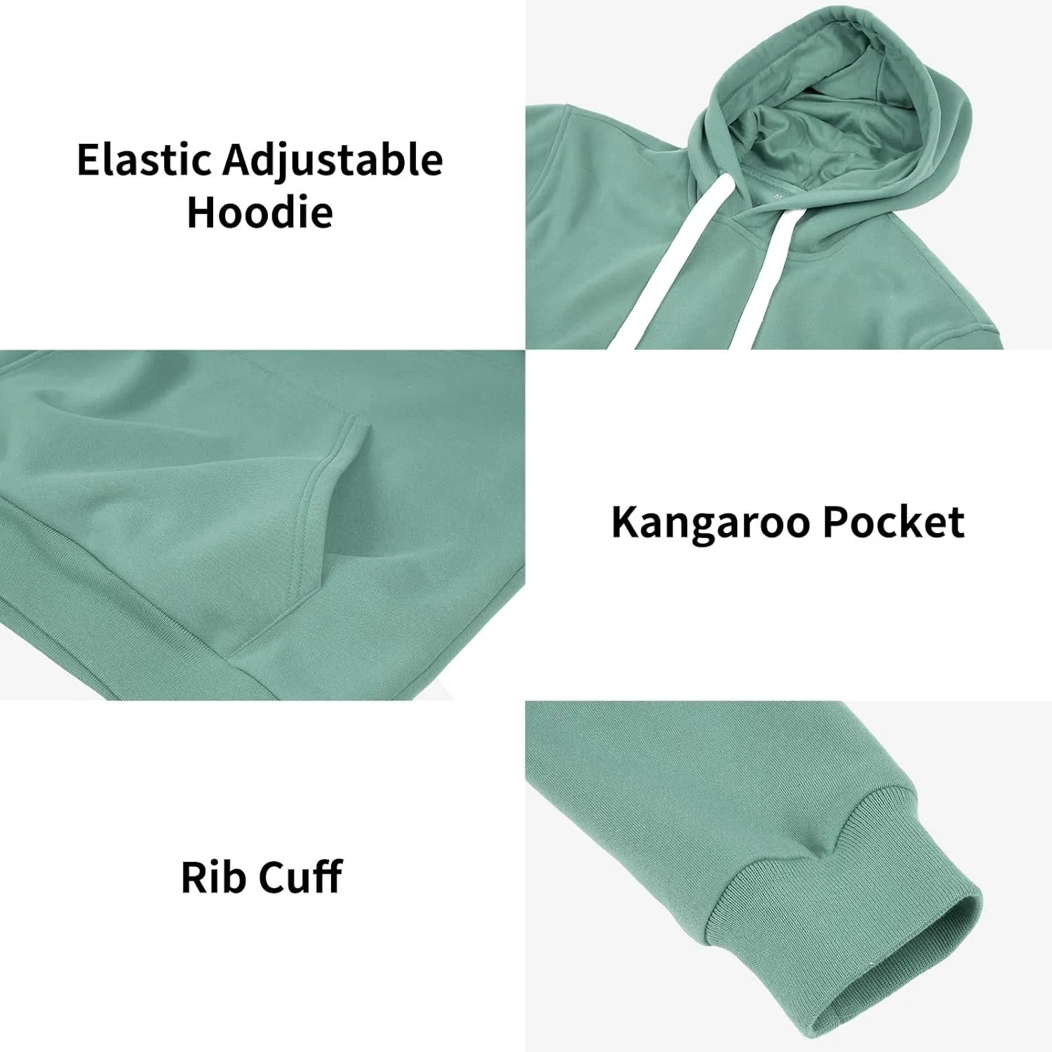 Men's Tracksuit 2 Piece Hoodie Sweat Athletic Sweatsuit Fleece Casual Running Jogging Sport Suit Sets