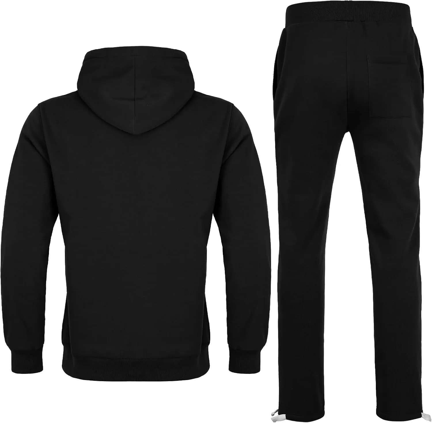 Men's Tracksuit 2 Piece Hoodie Sweat Athletic Sweatsuit Fleece Casual Running Jogging Sport Suit Sets