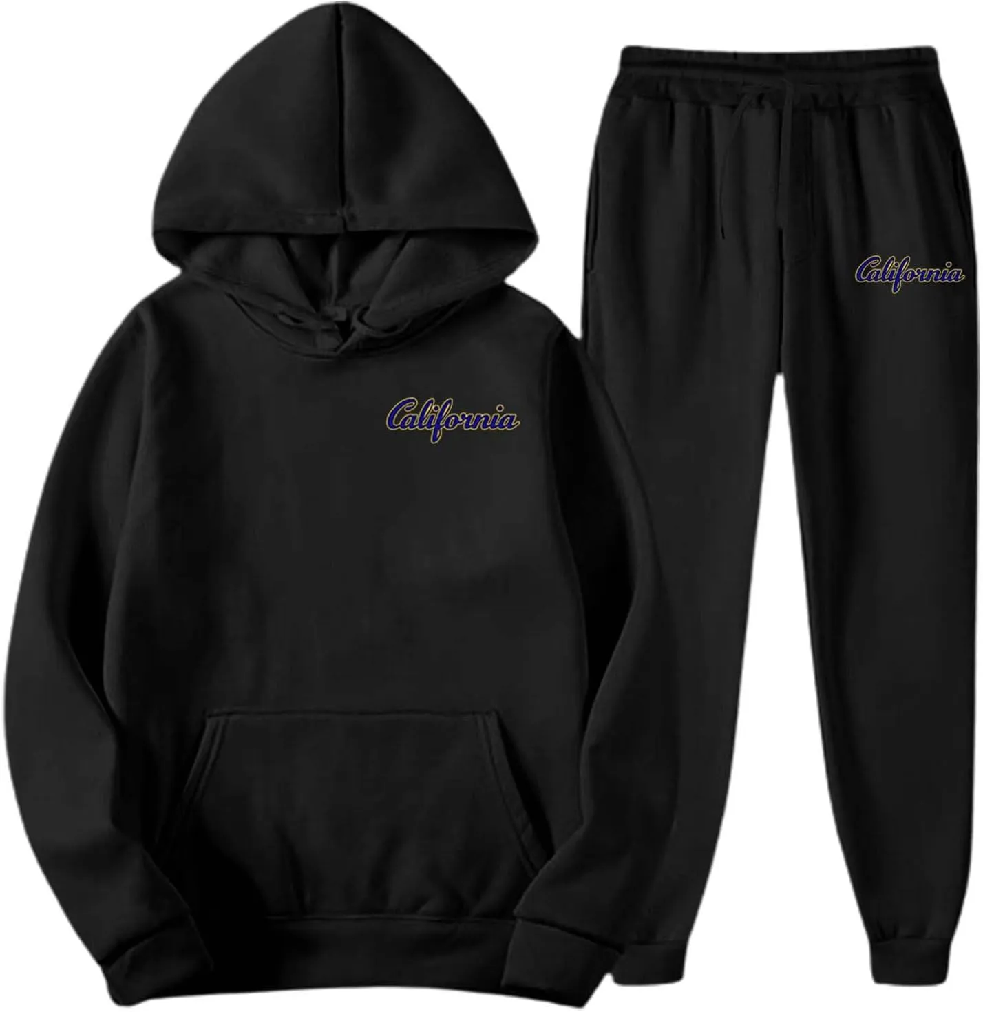 Men's Tracksuit 2 Piece Hoodies Casual Jogging Gym Sweat Suits for Men Jogging Sweatshirts Athletic Sweatsuits Sets