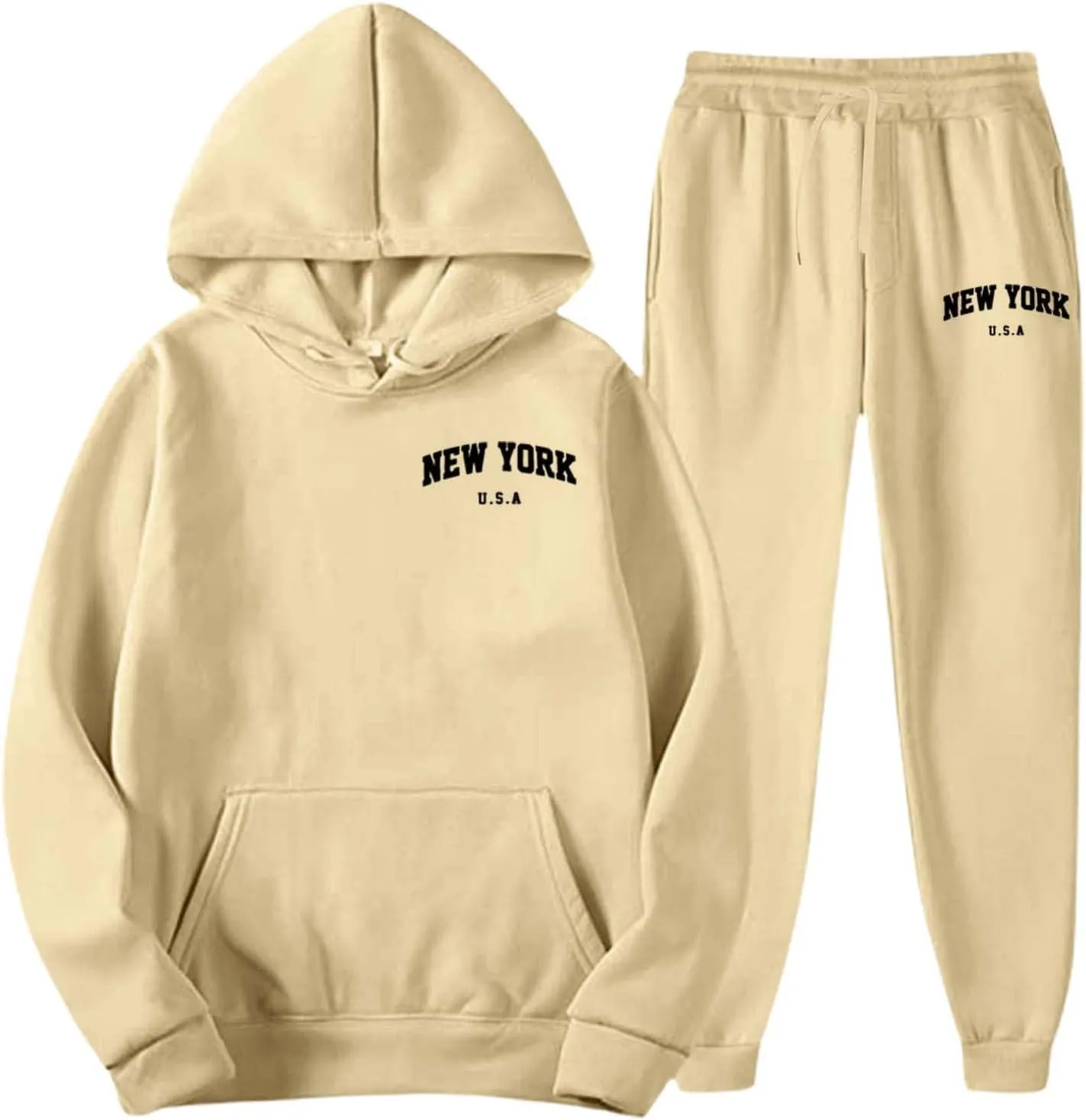 Men's Tracksuit 2 Piece Hoodies Casual Jogging Gym Sweat Suits for Men Jogging Sweatshirts Athletic Sweatsuits Sets