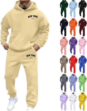 Men's Tracksuit 2 Piece Hoodies Casual Jogging Gym Sweat Suits for Men Jogging Sweatshirts Athletic Sweatsuits Sets