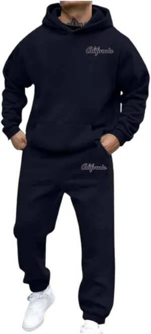 Men's Tracksuit 2 Piece Hoodies Casual Jogging Gym Sweat Suits for Men Jogging Sweatshirts Athletic Sweatsuits Sets