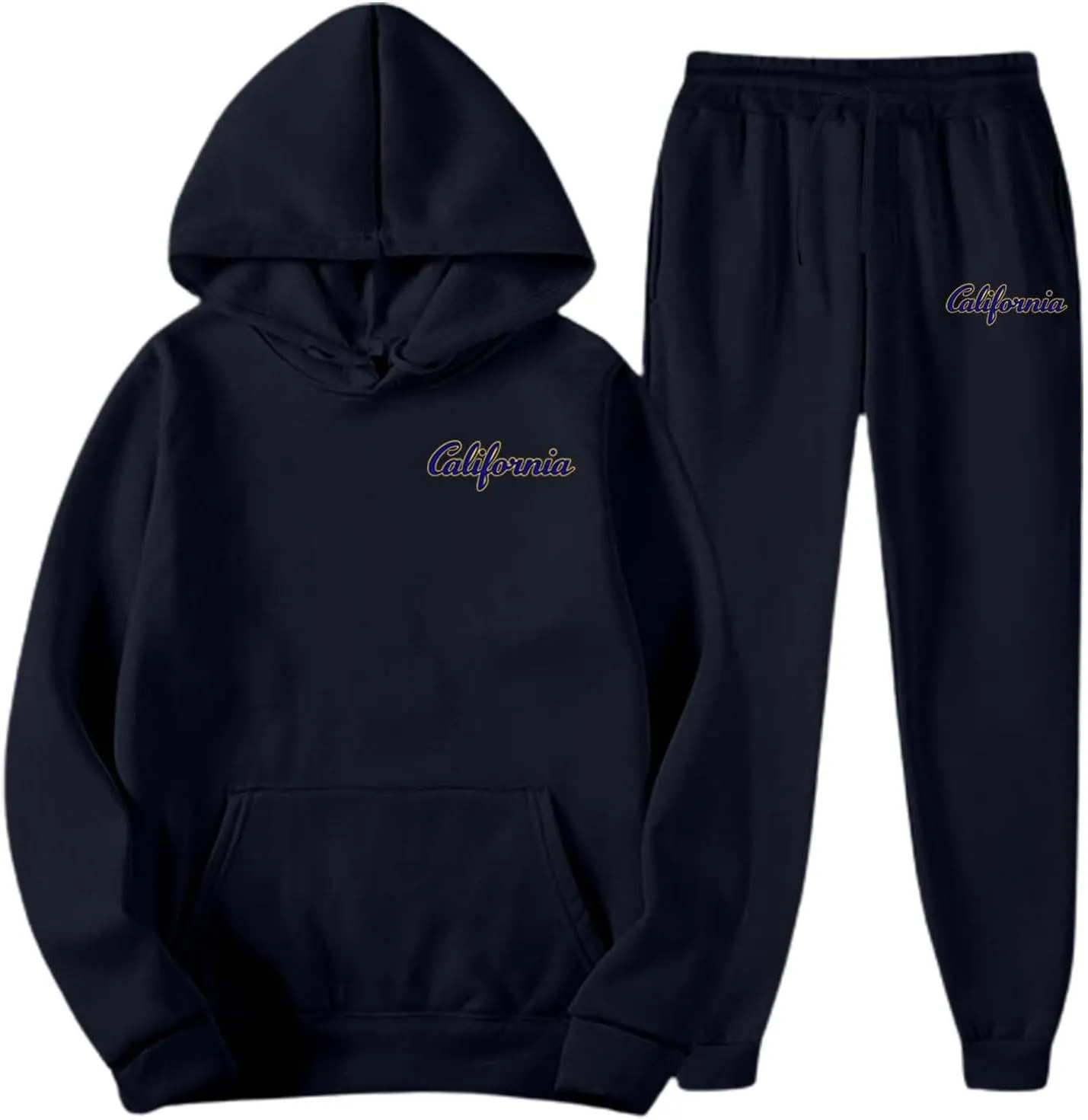 Men's Tracksuit 2 Piece Hoodies Casual Jogging Gym Sweat Suits for Men Jogging Sweatshirts Athletic Sweatsuits Sets