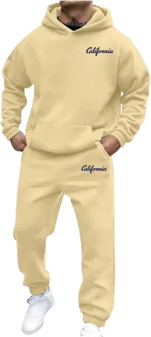 Men's Tracksuit 2 Piece Hoodies Casual Jogging Gym Sweat Suits for Men Jogging Sweatshirts Athletic Sweatsuits Sets