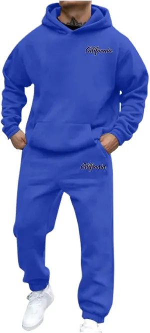 Men's Tracksuit 2 Piece Hoodies Casual Jogging Gym Sweat Suits for Men Jogging Sweatshirts Athletic Sweatsuits Sets