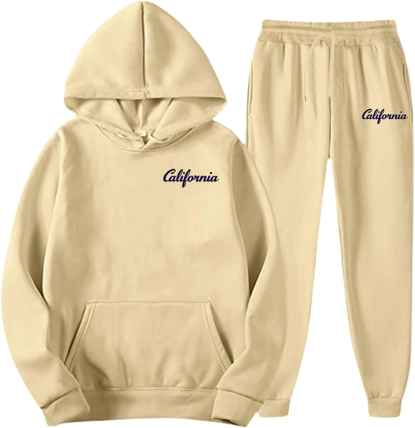 Men's Tracksuit 2 Piece Hoodies Casual Jogging Gym Sweat Suits for Men Jogging Sweatshirts Athletic Sweatsuits Sets