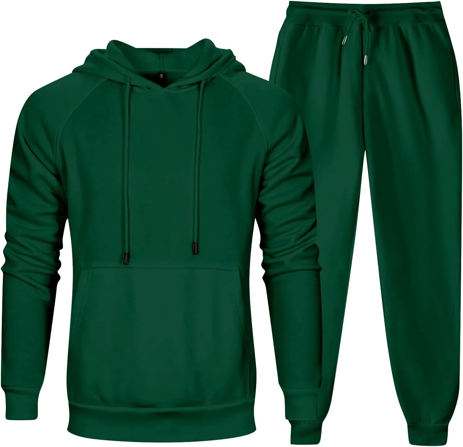 Muyise Men's Jogging Tracksuit 2 Piece Athletic Outfit Long Sleeve Hoodie and Pants Sports Athletic Sweatsuit Pullover Suits