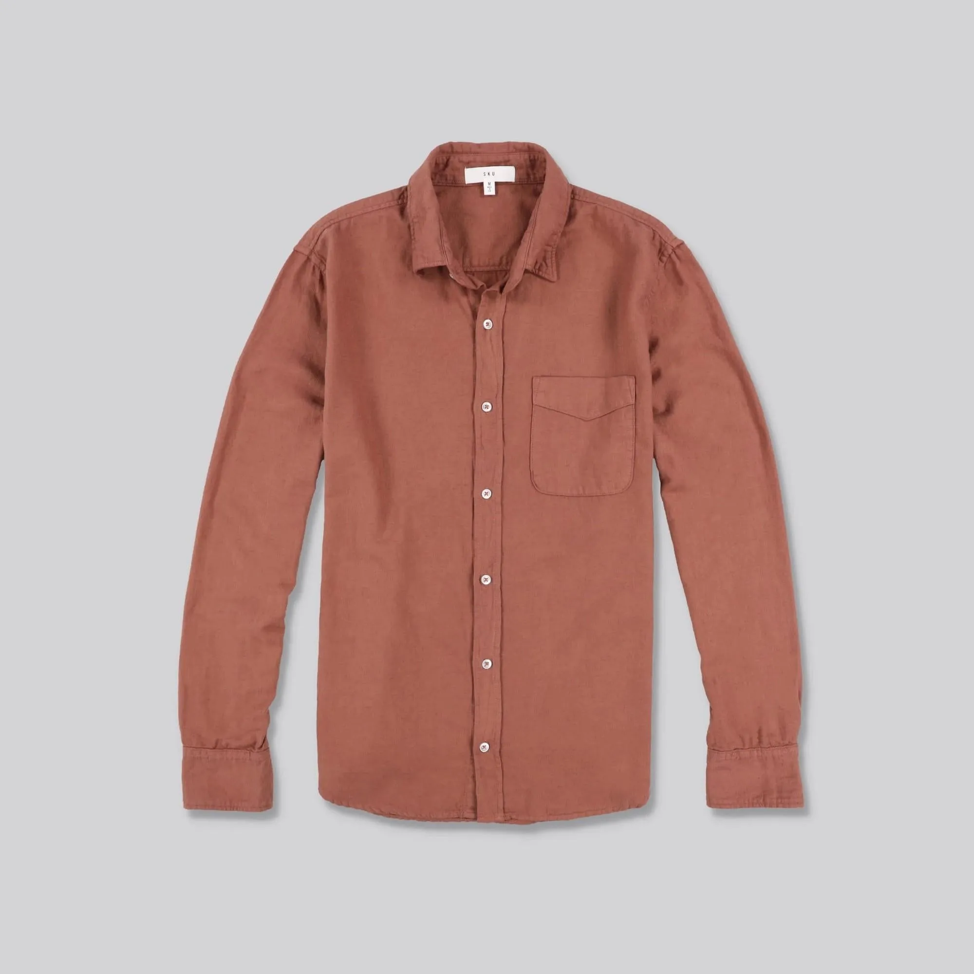 Oatmeal Flannel Shirt (Clay)