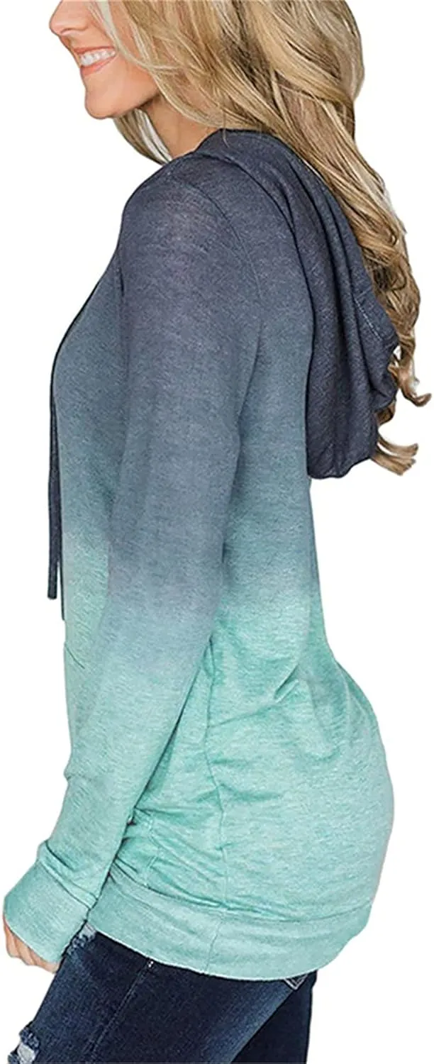 onlypuff Women's Pullover Hoodies Teen Girls Trendy Fall Fashion Tops Hooded Sweatshirts