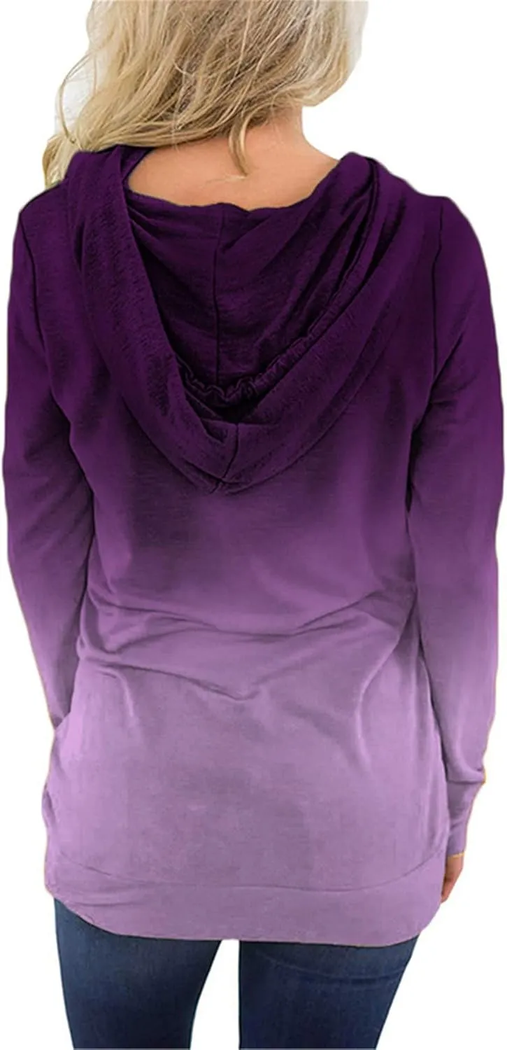 onlypuff Women's Pullover Hoodies Teen Girls Trendy Fall Fashion Tops Hooded Sweatshirts