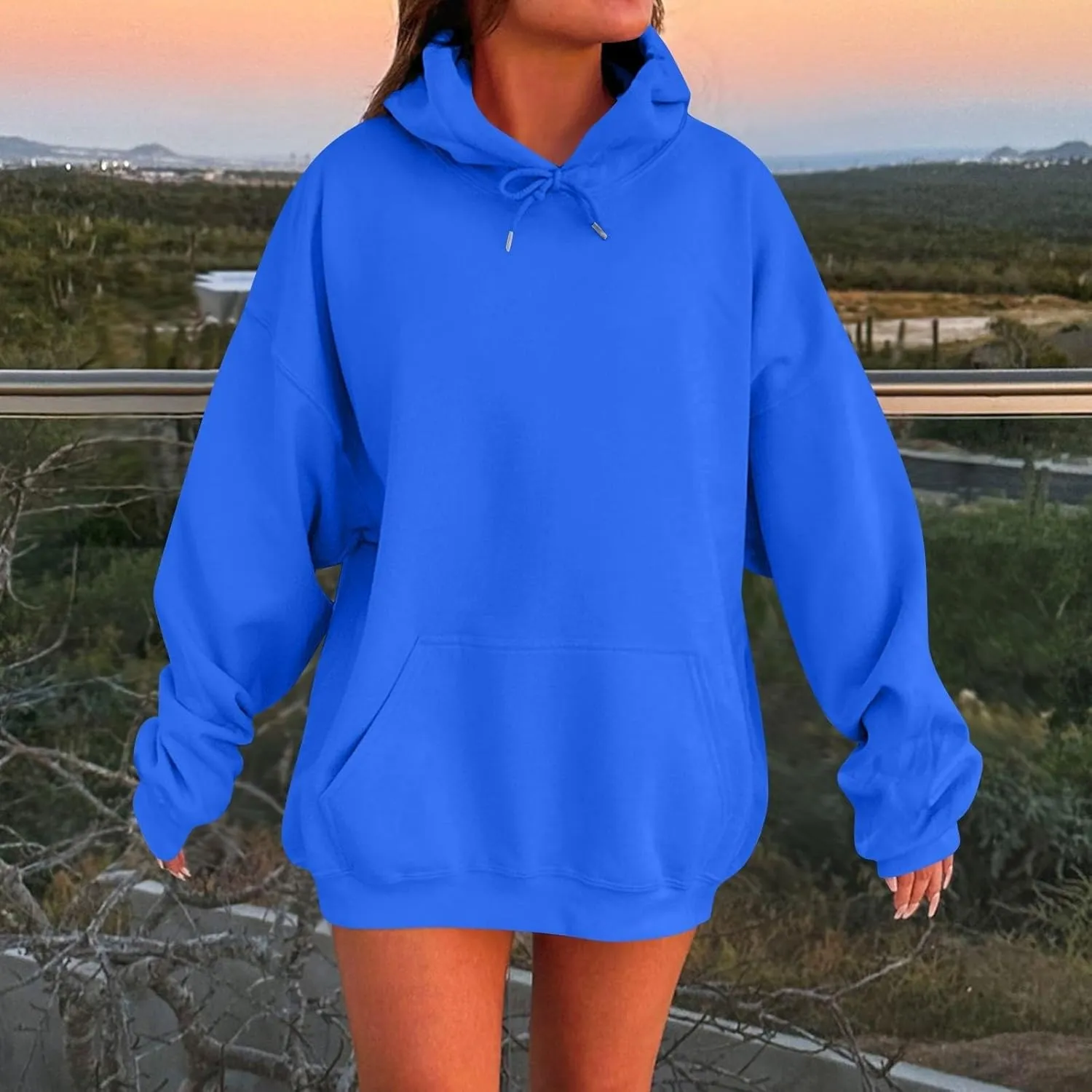 Oversized Hoodies for Women Winter Cotton Sweatshirts Pullover 2024 Fashion Tops Trendy Outfits