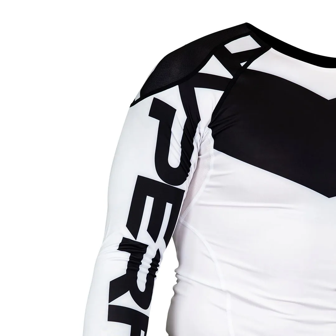 ProComp Edge Ranked Rash Guard White with Black