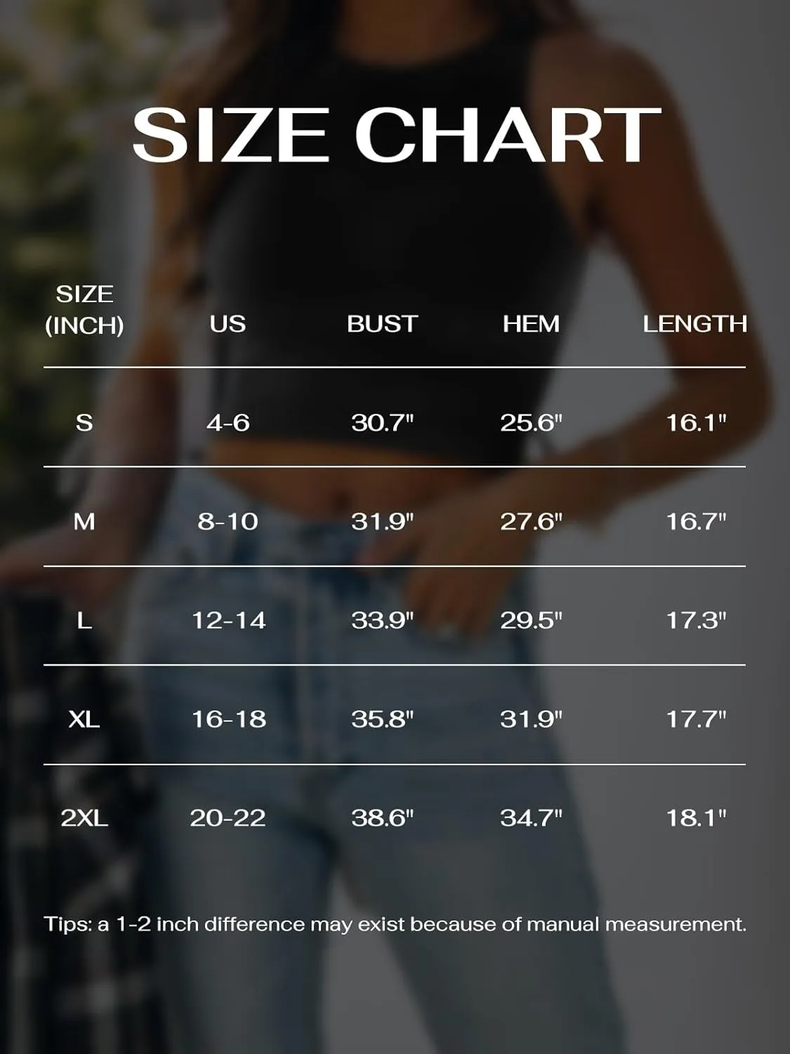 REORIA Butsmooth Women's Sleeveless Halter Neck Double Lined Casual Basic Crop Tank Tops