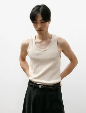 Rib Tank Top Two Pack Ecru