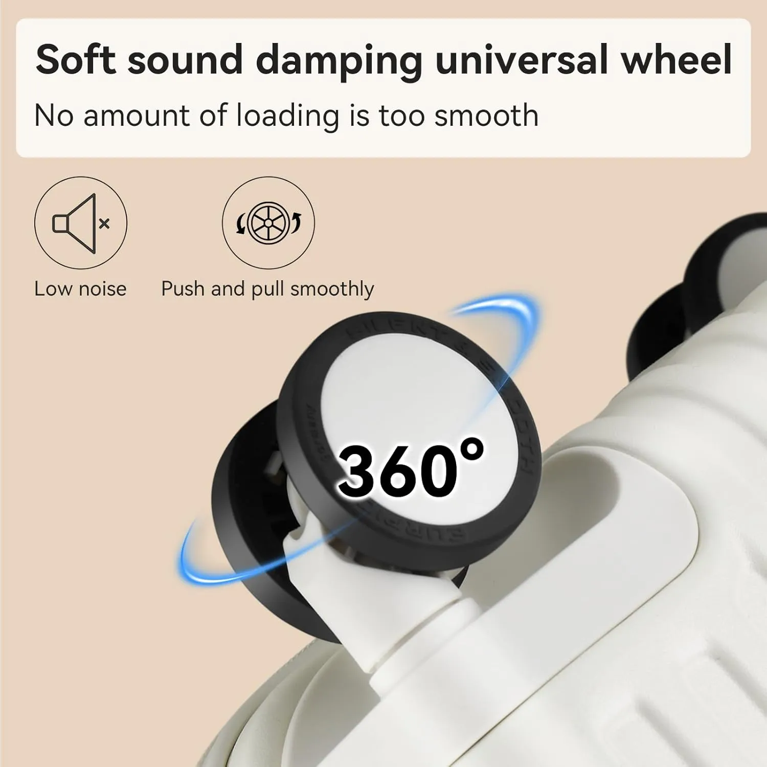 ROAMING 24 inch Elegance Expandable Hardshell Large Suitcase Medium Checked Lightweight Luggage with Spinner Wheels with USB Port TSA Lock Cup Holder Luggage Gift Clear Suitcase Cover Milkshake white
