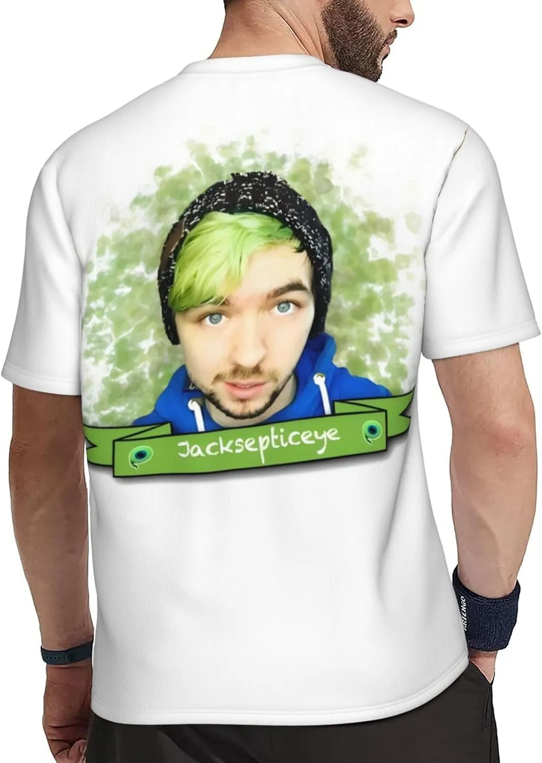 Shirt Mens Short Sleeve Crewneck 3D Graphic Printing Summer Sports Tops Clothing