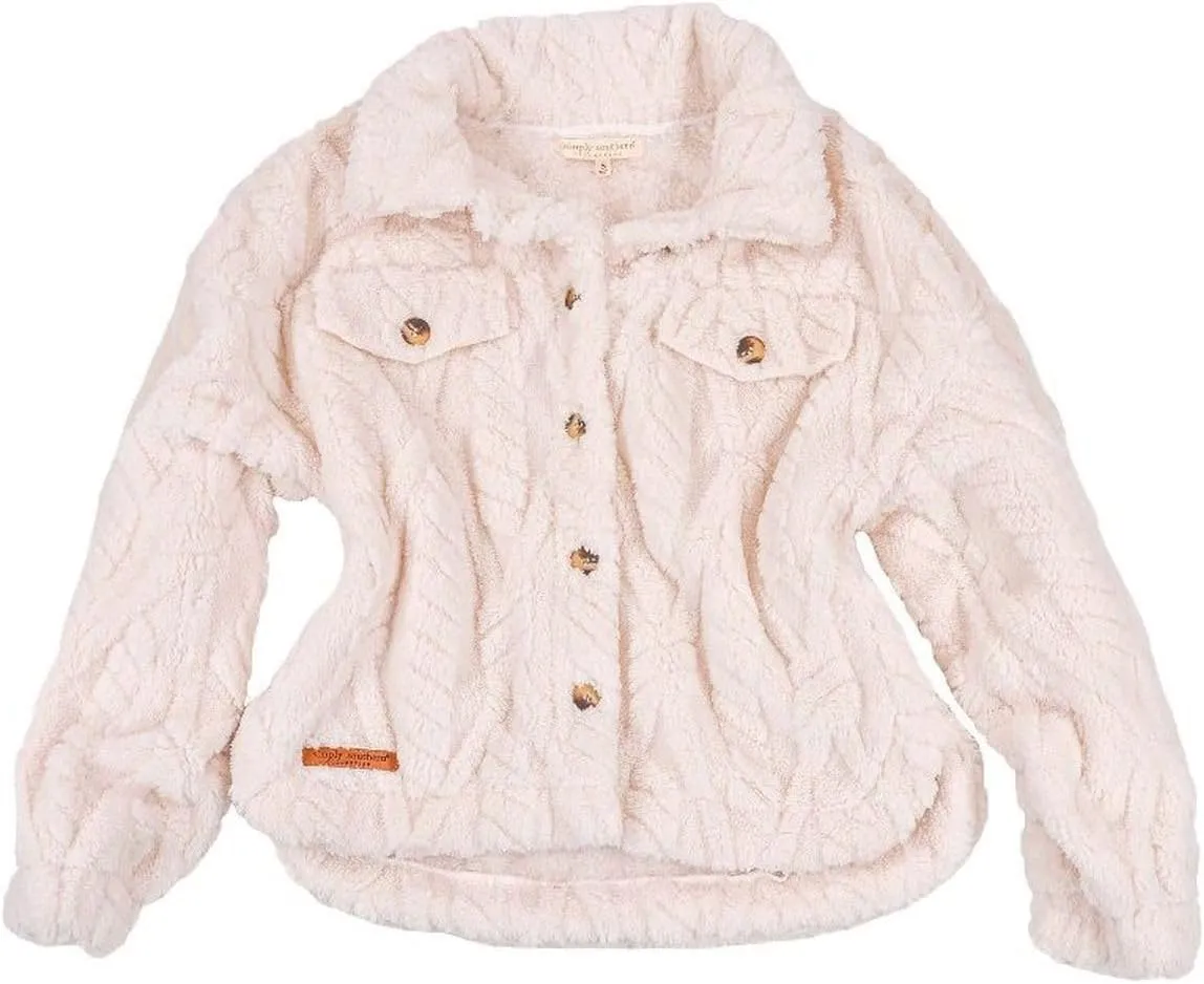 Simply Southern Button Up Fleece Shacket