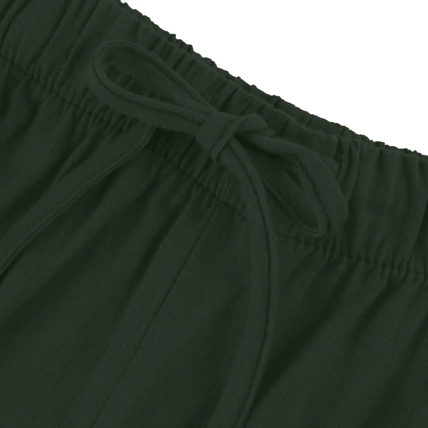 Sweatpants Women Trousers with Pockets Cotton Linen High Waisted Cargo, Travel Pants Wide Leg Summer Petite