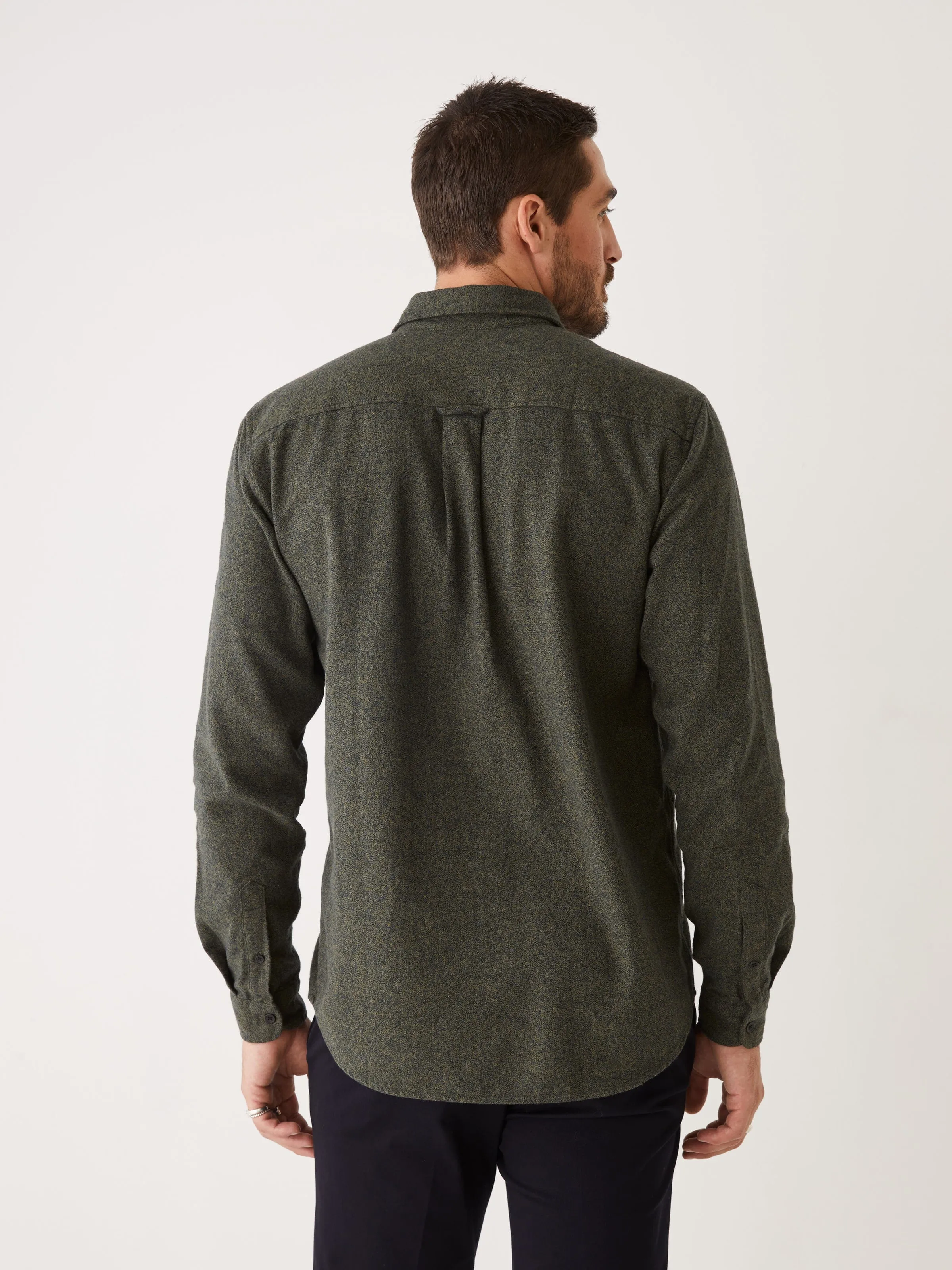 The Flannel Shirt in Green