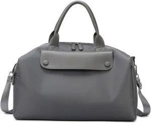 Travel Garment Bags Female Travel Handbag Travel Bag Yoga Fitness Bag Duffle Bag(Gray)