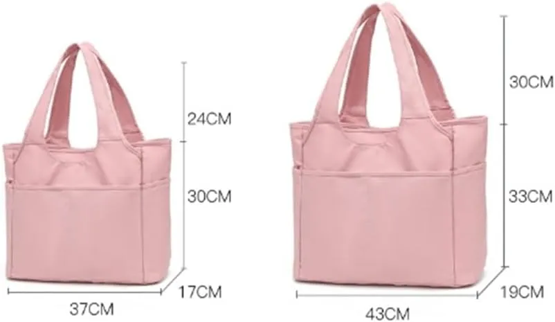 Travel Garment Bags Shoulder Outing Travel Bag Clothes Storage Bag Yoga Gym Bag Duffle Bag(Black,37x17x30cm)