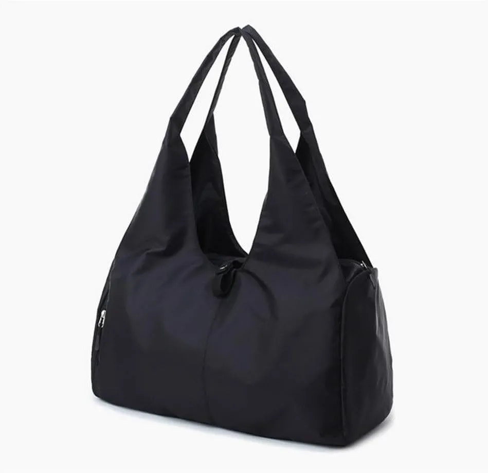 Travel Garment Bags Sports Swimming Gym Bag Yoga Outdoor Travel Bag Duffle Bag(Black)