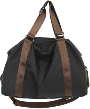Travel Garment Bags Women Sports Fitness Yoga Bag Shoulder Crossbody Bag Duffle Bag(Black)