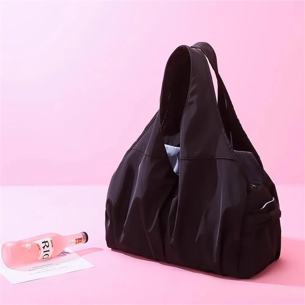 Travel Garment Bags Women Yoga Bag Wet and Dry Travel Gym Bag Travel Bag Duffle Bag(Black)