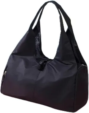 Travel Garment Bags Women Yoga Sports Bag Gym Bag Duffle Bag(Black)