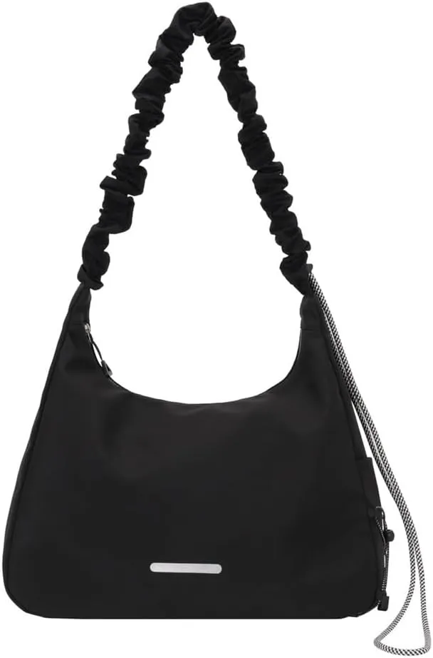 Travel Garment Bags Yoga Bag Simple Women's Shoulder Bag Yoga Fitness Bag Duffle Bag(Black)