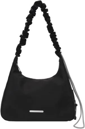 Travel Garment Bags Yoga Bag Simple Women's Shoulder Bag Yoga Fitness Bag Duffle Bag(Black)