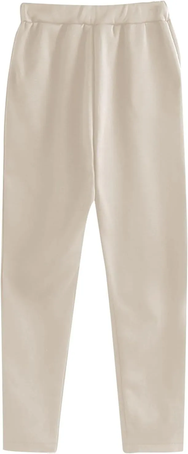 Wide Leg Pants for Women Low Rise, Cargo Pants for Women Linen Trousers Plus Size Business Casual Straight Summer