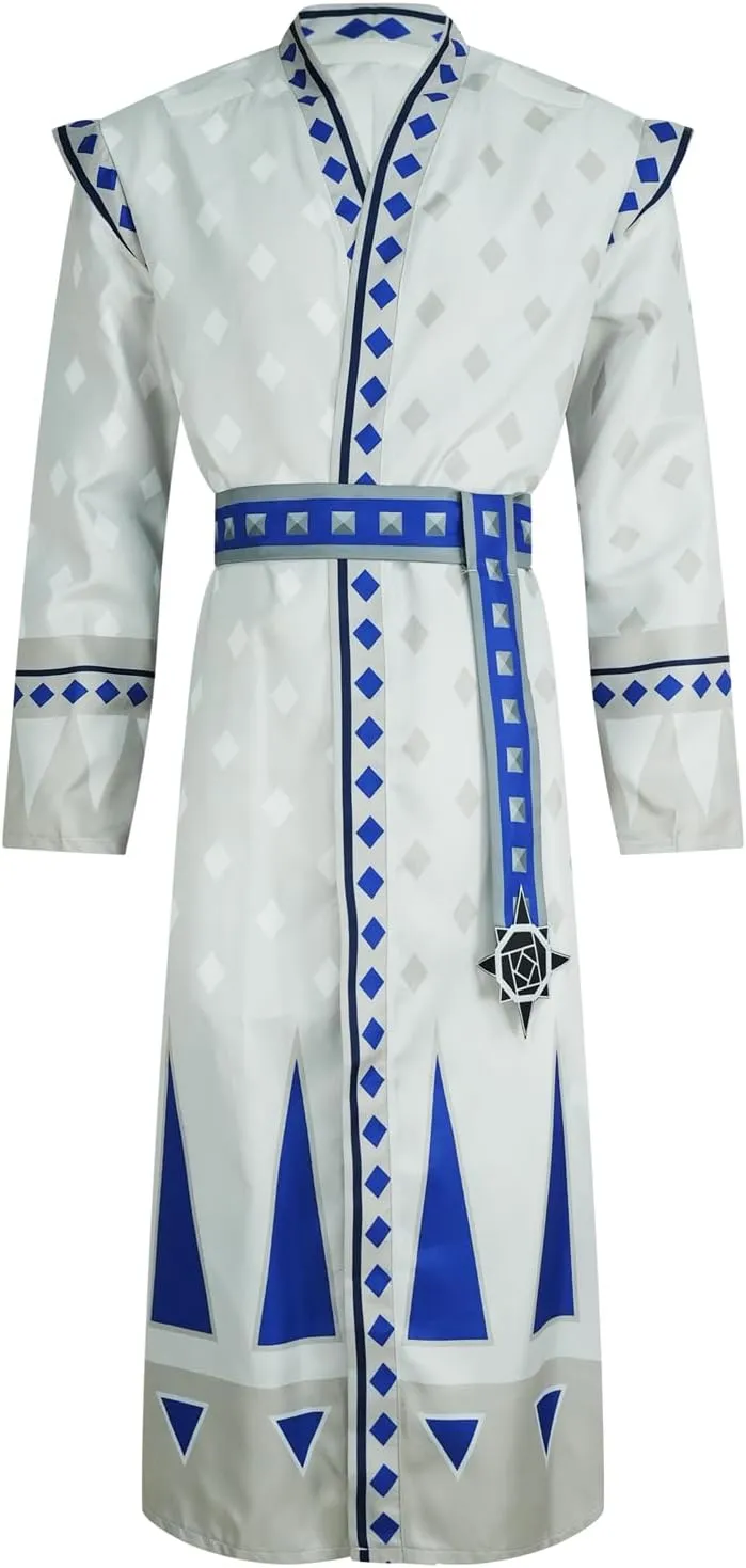 Wish King Magnifico Costume Men Asha Magnifico Cosplay Cloak Robe Belt Halloween Dress Up Outfits