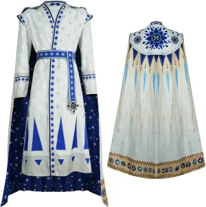 Wish King Magnifico Costume Men Asha Magnifico Cosplay Cloak Robe Belt Halloween Dress Up Outfits