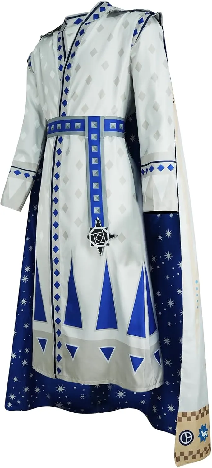 Wish King Magnifico Costume Men Asha Magnifico Cosplay Cloak Robe Belt Halloween Dress Up Outfits