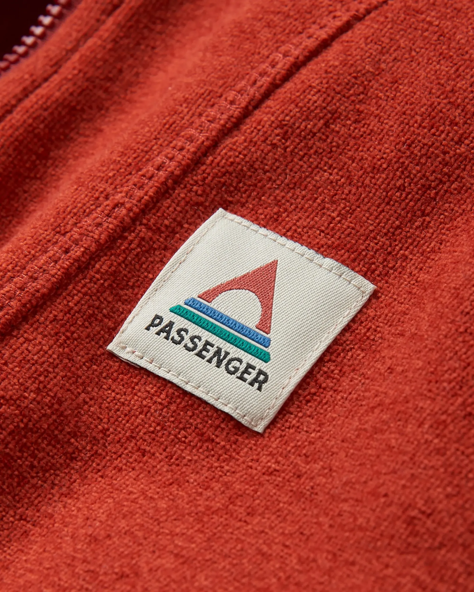Women's Crest Polartec® Fleece Hoodie - Red Ochre