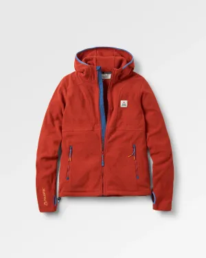 Women's Crest Polartec® Fleece Hoodie - Red Ochre