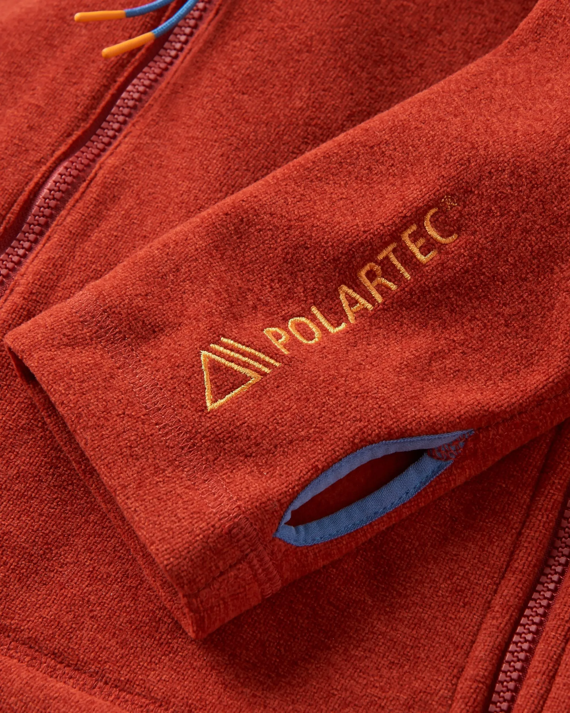Women's Crest Polartec® Fleece Hoodie - Red Ochre