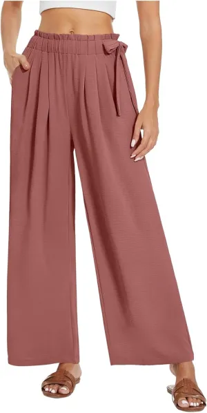 Womens Dress Pants Trousers Straight Leg Summer Low Rise Linen Cotton, Womens Pants Trendy Work Plus Size
