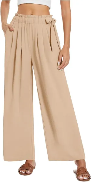 Womens Dress Pants Trousers Straight Leg Summer Low Rise Linen Cotton, Womens Pants Trendy Work Plus Size