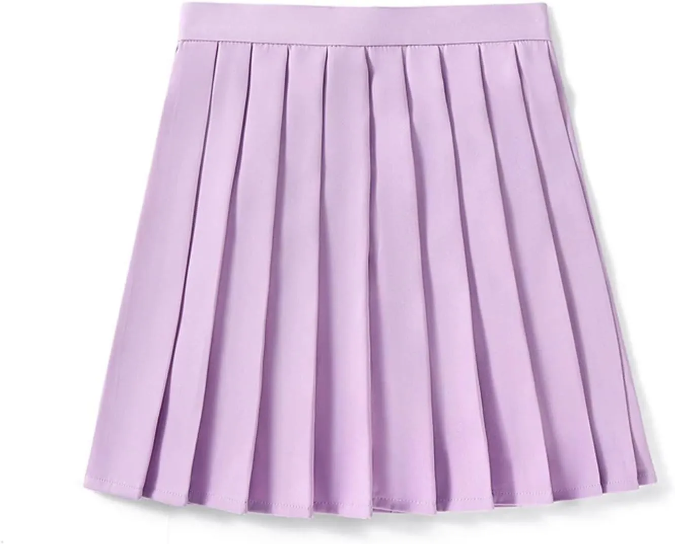 Women's High Waist Pleated Mini Skirt  Zipper A-Line Skirt for Summer Dance Sports Running