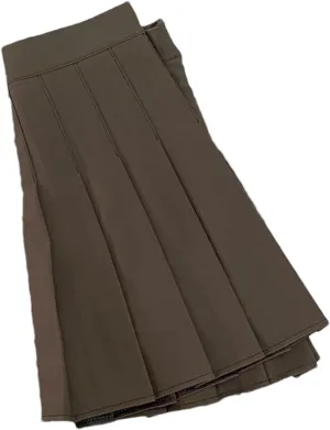 Women's Pleated Mini Skirt with Shorts  High Waist A-Line Tennis Skirt Summer Sport Casual Clothing