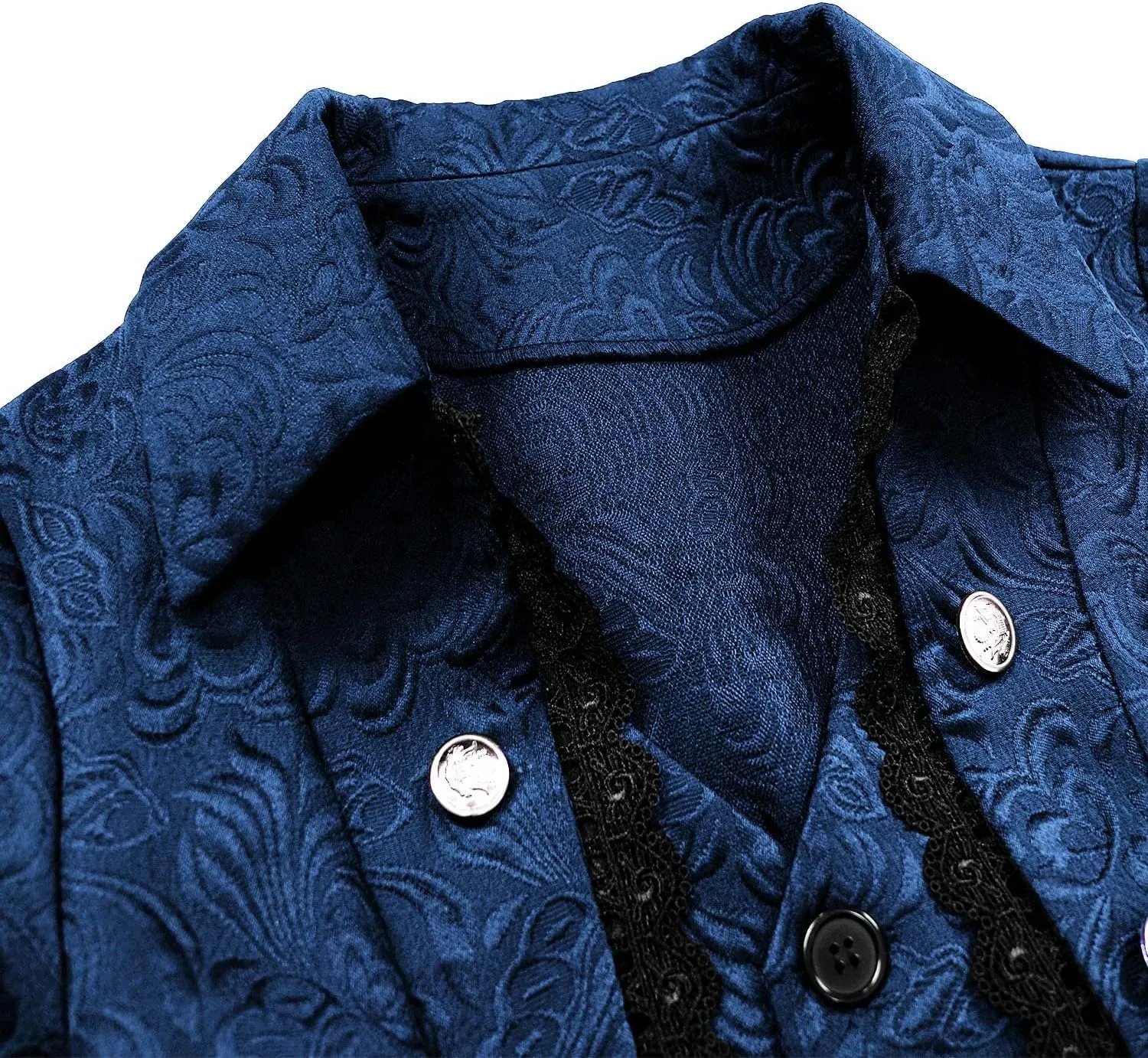 Women's Renaissance Gothic coat medieval pirate steampunk vest jacket