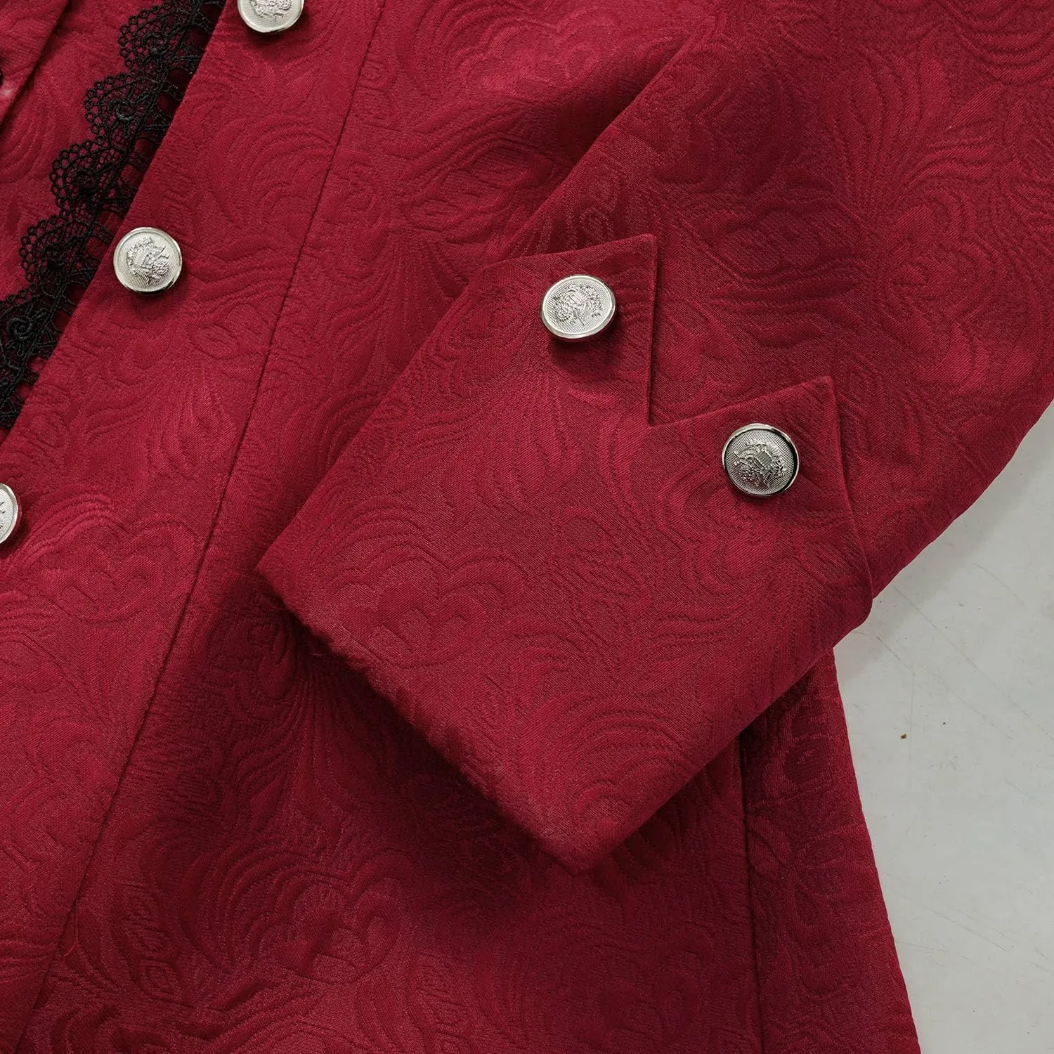 Women's Renaissance Gothic coat medieval pirate steampunk vest jacket