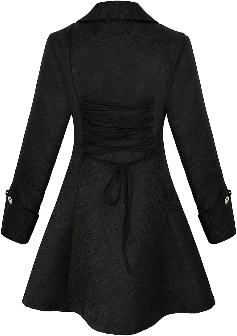 Women's Renaissance Gothic coat medieval pirate steampunk vest jacket