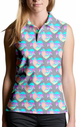 Womens Sleeveless Golf Shirt Quick Dry Athletic Tank Tops Ladies Casual Summer Golf Wear